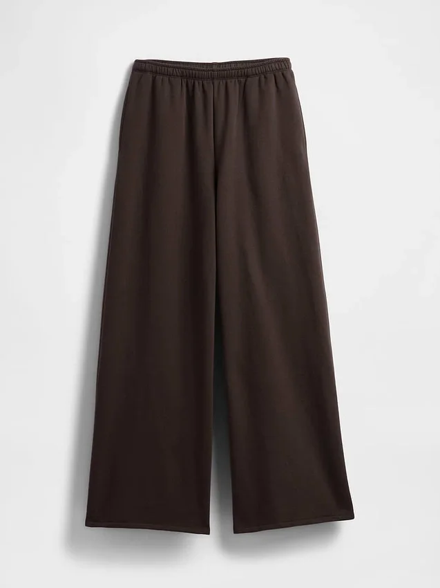 Vintagesoft Baggy-joggingbyxor med vida ben