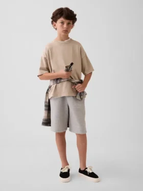Vintagesoft baggy-träningsshorts för barn