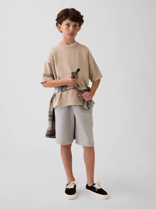 Vintagesoft baggy-träningsshorts för barn