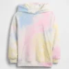 Vintagesoft-frotté-hoodie i oversize-modell för barn