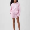 Vintagesoft-frotté-hoodie i oversize-modell för barn