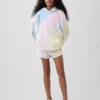 Vintagesoft-frotté-hoodie i oversize-modell för barn
