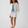 Vintagesoft-frotteshorts i avslappnad passform med delfinmotiv för barn