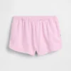 Vintagesoft-frotteshorts i avslappnad passform med delfinmotiv för barn