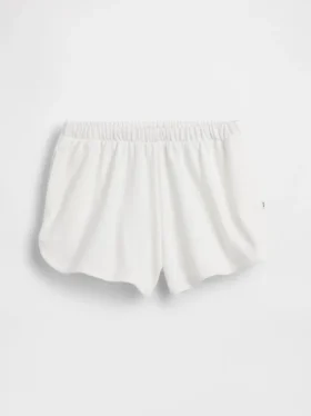 Vintagesoft-frotteshorts i avslappnad passform med delfinmotiv för barn