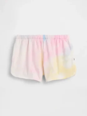 Vintagesoft-frotteshorts i avslappnad passform med delfinmotiv för barn