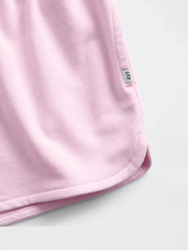 Vintagesoft-frotteshorts i avslappnad passform med delfinmotiv för barn