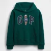 Vintagesoft-hoodie för barn med Brannan Bear-logotyp