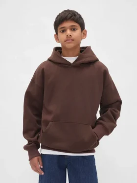Vintagesoft-hoodie i avslappnad passform för barn