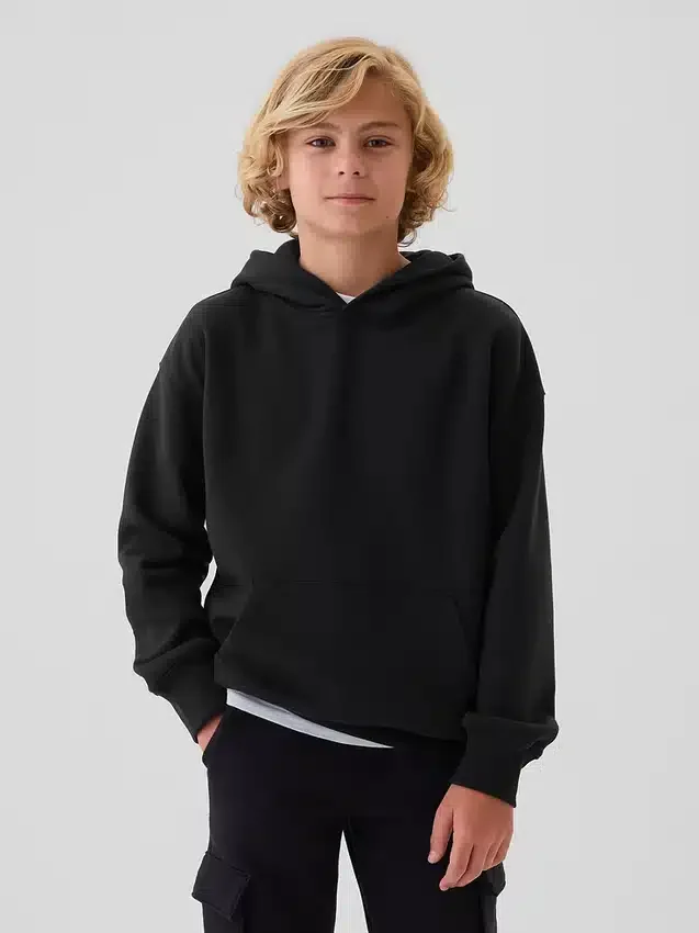 Vintagesoft-hoodie i avslappnad passform för barn