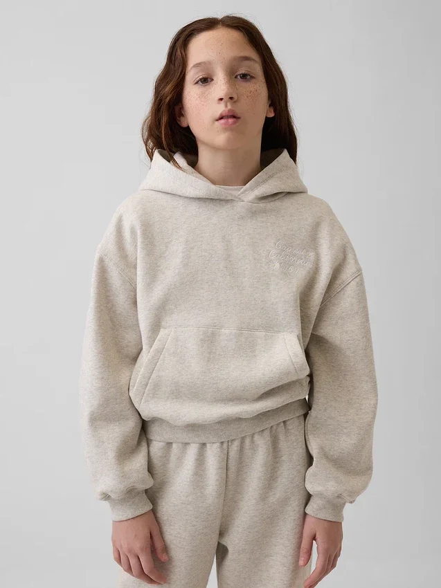 Vintagesoft-hoodie i avslappnad passform för barn