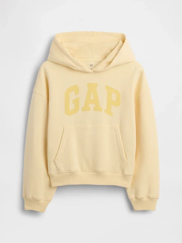 Vintagesoft-hoodie i avslappnad passform för barn