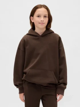 Vintagesoft-hoodie i avslappnad passform för barn