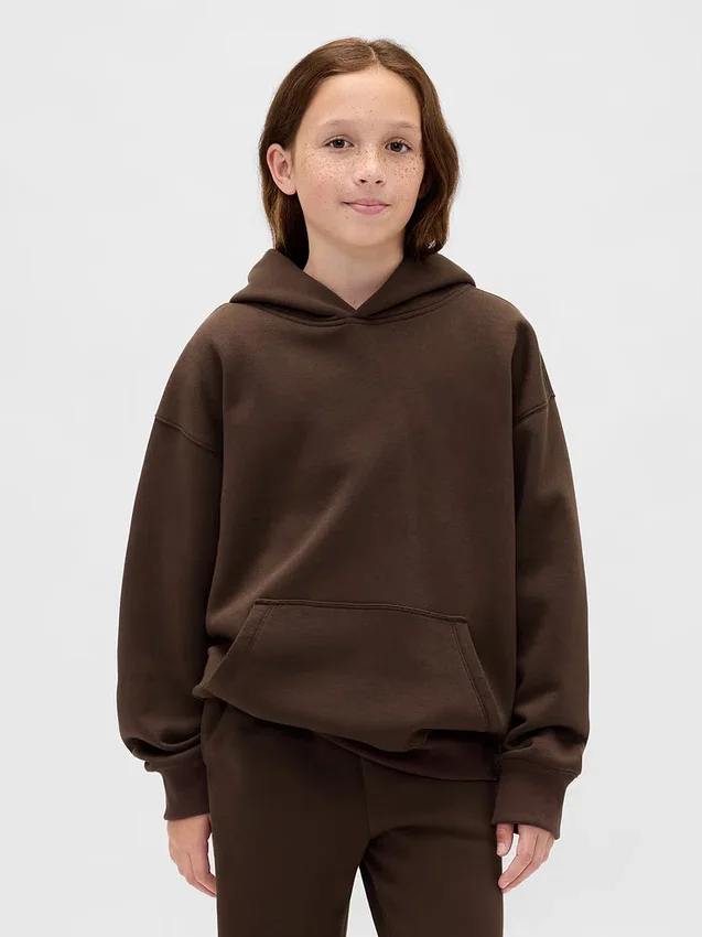 Vintagesoft-hoodie i avslappnad passform för barn