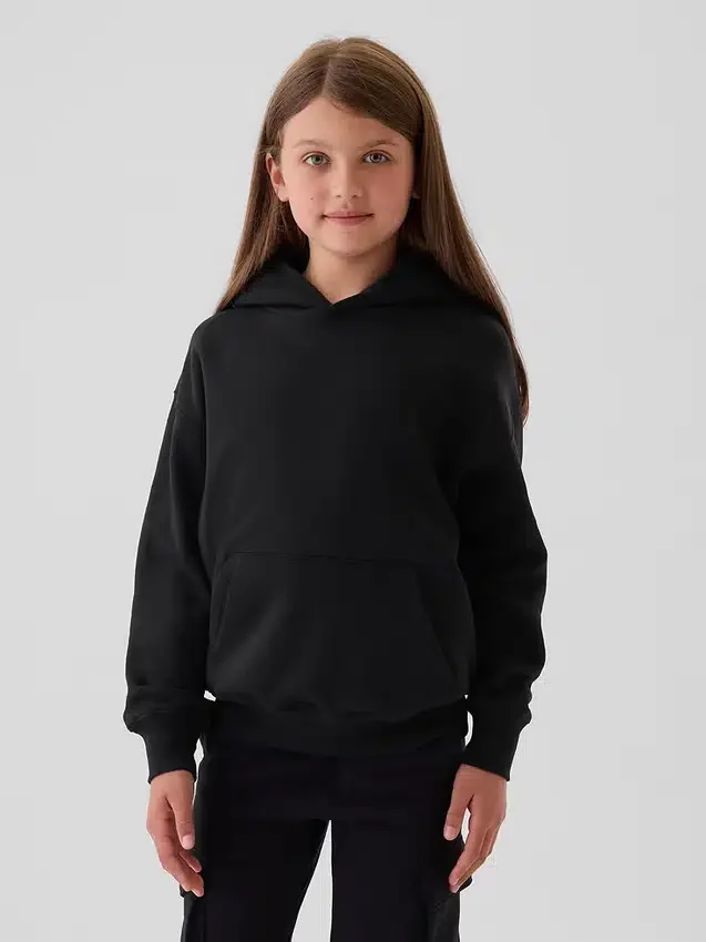 Vintagesoft-hoodie i avslappnad passform för barn