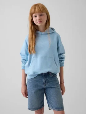 Vintagesoft-hoodie i avslappnad passform för barn