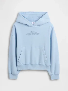 Vintagesoft-hoodie i avslappnad passform för barn