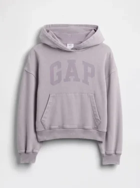 Vintagesoft-hoodie i avslappnad passform för barn