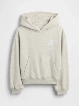 Vintagesoft-hoodie i avslappnad passform för barn