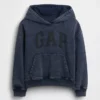 Vintagesoft-hoodie i avslappnad passform för barn