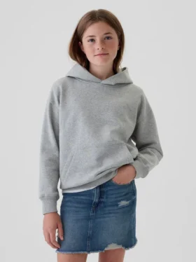 Vintagesoft-hoodie i avslappnad passform för barn