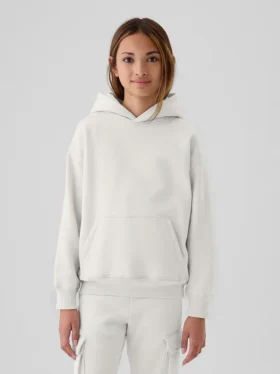 Vintagesoft-hoodie i avslappnad passform för barn