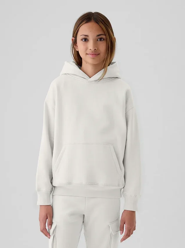 Vintagesoft-hoodie i avslappnad passform för barn