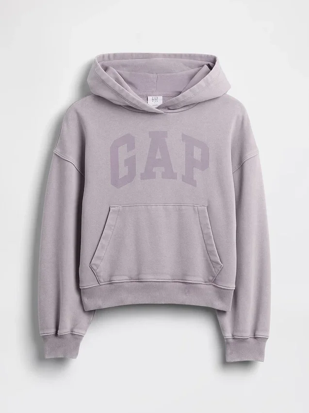 Vintagesoft-hoodie i avslappnad passform för barn