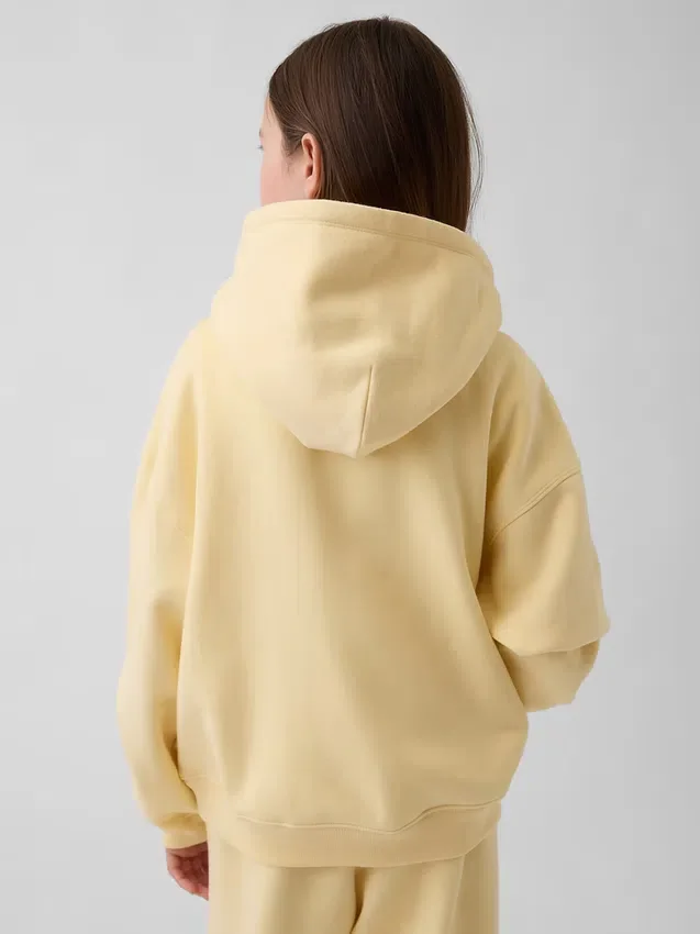 Vintagesoft-hoodie i avslappnad passform för barn