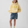 Vintagesoft-hoodie i avslappnad passform för barn