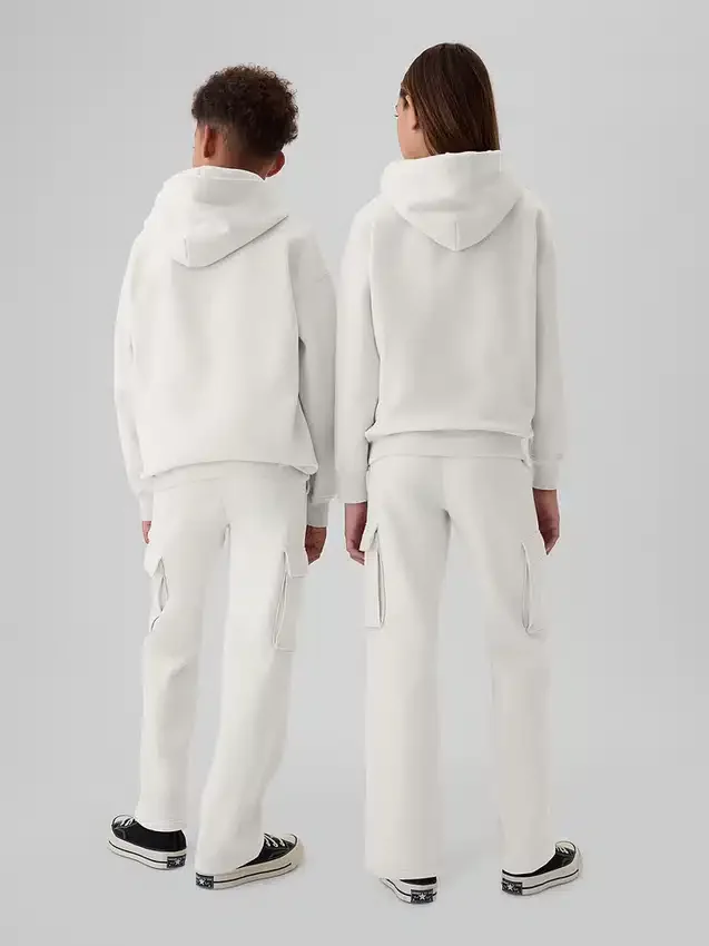 Vintagesoft-hoodie i avslappnad passform för barn