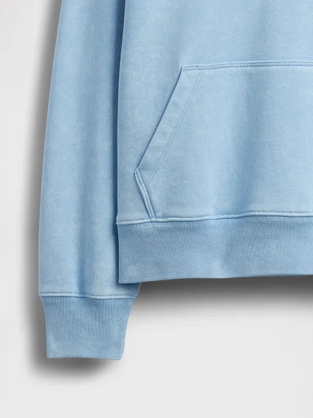 Vintagesoft-hoodie i avslappnad passform för barn