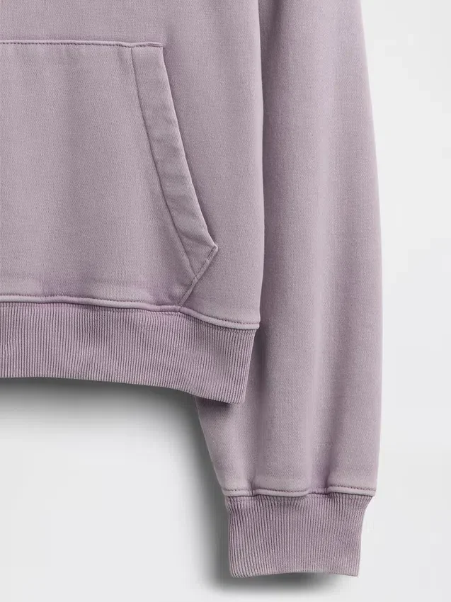 Vintagesoft-hoodie i avslappnad passform för barn