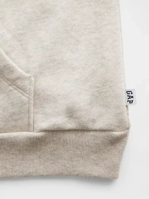 Vintagesoft-hoodie i oversize-modell med dragkedja för barn