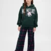 Vintagesoft-hoodie i oversize-modell med Hello Kitty-motiv för barn
