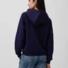 Vintagesoft-hoodie med dragkedja