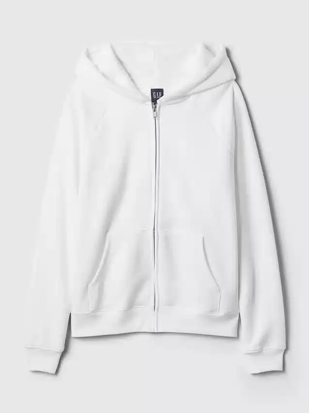 Vintagesoft-hoodie med dragkedja