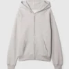 Vintagesoft-hoodie med dragkedja