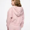 Vintagesoft-hoodie med dragkedja för barn