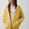 Vintagesoft-hoodie med dragkedja för barn
