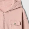 Vintagesoft-hoodie med dragkedja för barn