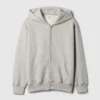 Vintagesoft-hoodie med dragkedja för barn