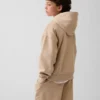 Vintagesoft-hoodie med dragkedja i avslappnad passform för barn