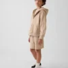 Vintagesoft-hoodie med dragkedja i avslappnad passform för barn