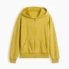 Vintagesoft-hoodie med dragkedja i avslappnad passform för barn