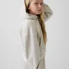 Vintagesoft-hoodie med dragkedja och överdimensionerad logotyp för barn