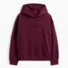 Vintagesoft-hoodie med logo för barn i avslappnad passform