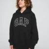 Vintagesoft-hoodie med logotyp för barn