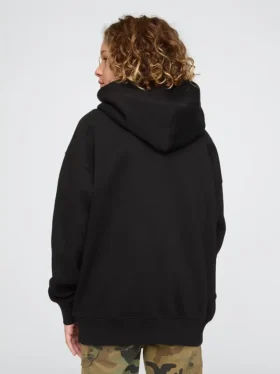 Vintagesoft-hoodie med logotyp för barn