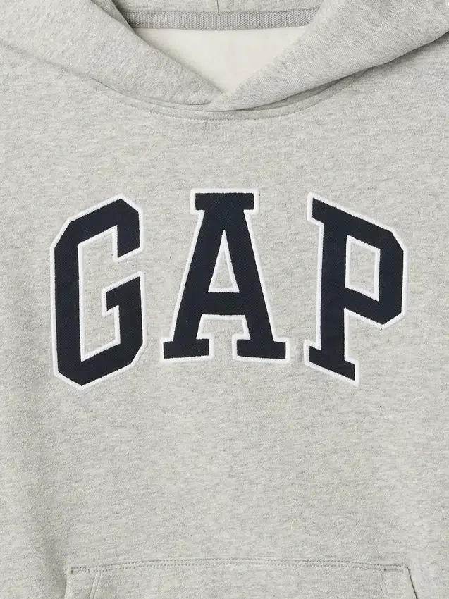 Vintagesoft-hoodie med logotyp för barn